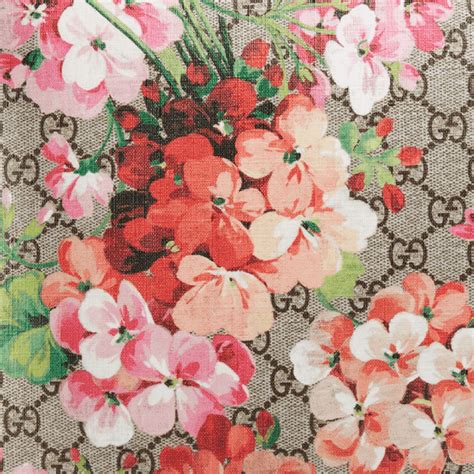 gucci print fabric pink